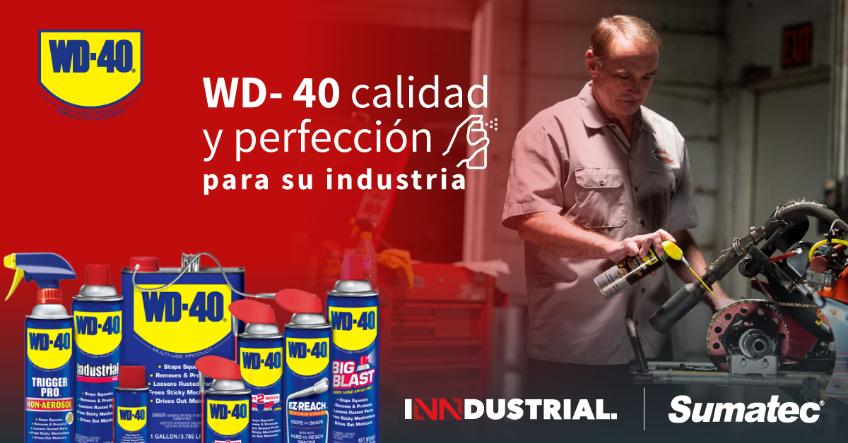 ¡WD-40, los lubricantes perfectos para tu industria!
