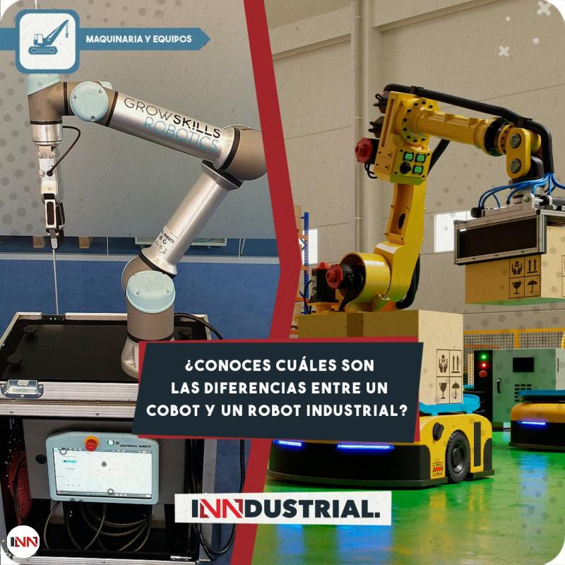 Diferencias entre un cobot y un robot industrial